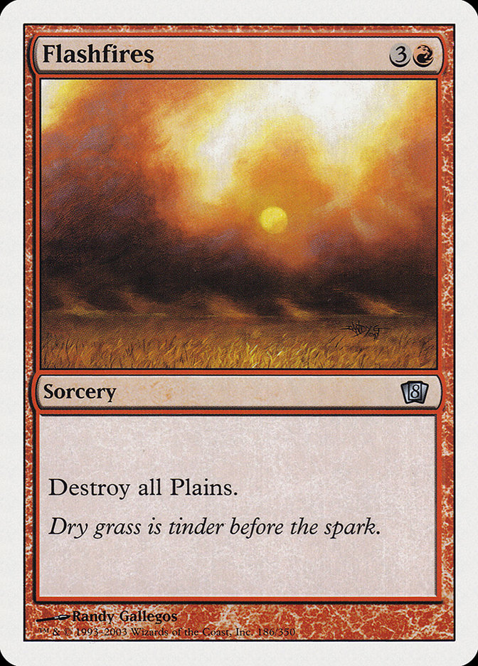 {C} Flashfires [Eighth Edition][8ED 186]