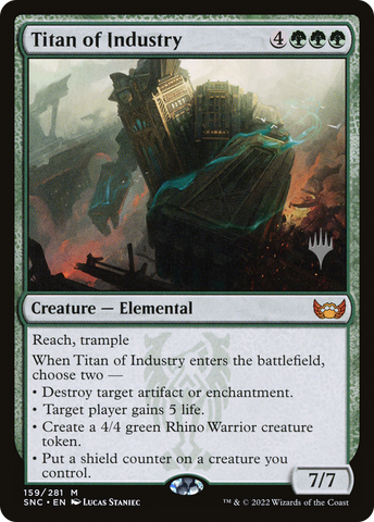 {R} Titan of Industry (Promo Pack) [Streets of New Capenna Promos][PP SNC 159]