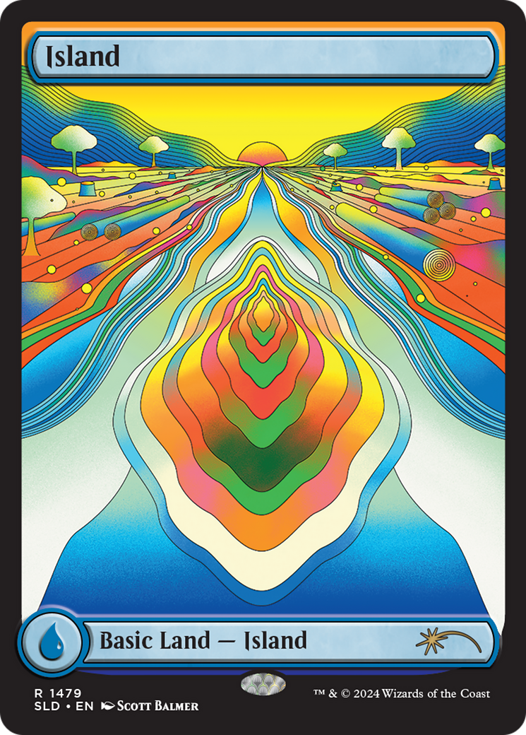 {B}[SLD 1479] Island (1479) [Secret Lair Drop Series]