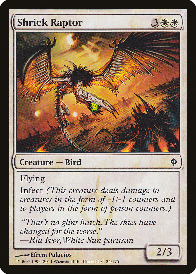 {C} Shriek Raptor [New Phyrexia][NPH 024]