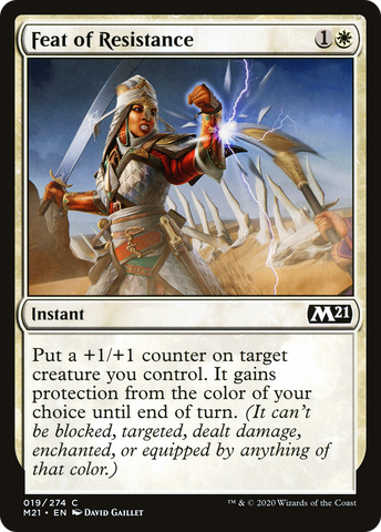 {C} Feat of Resistance [Core Set 2021][M21 019]