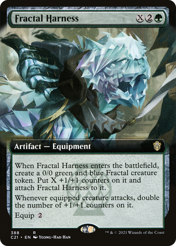 {R} Fractal Harness (Extended Art) [Commander 2021][C21 388]