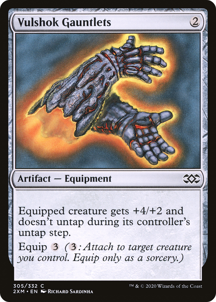 {C} Vulshok Gauntlets [Double Masters][2XM 305]