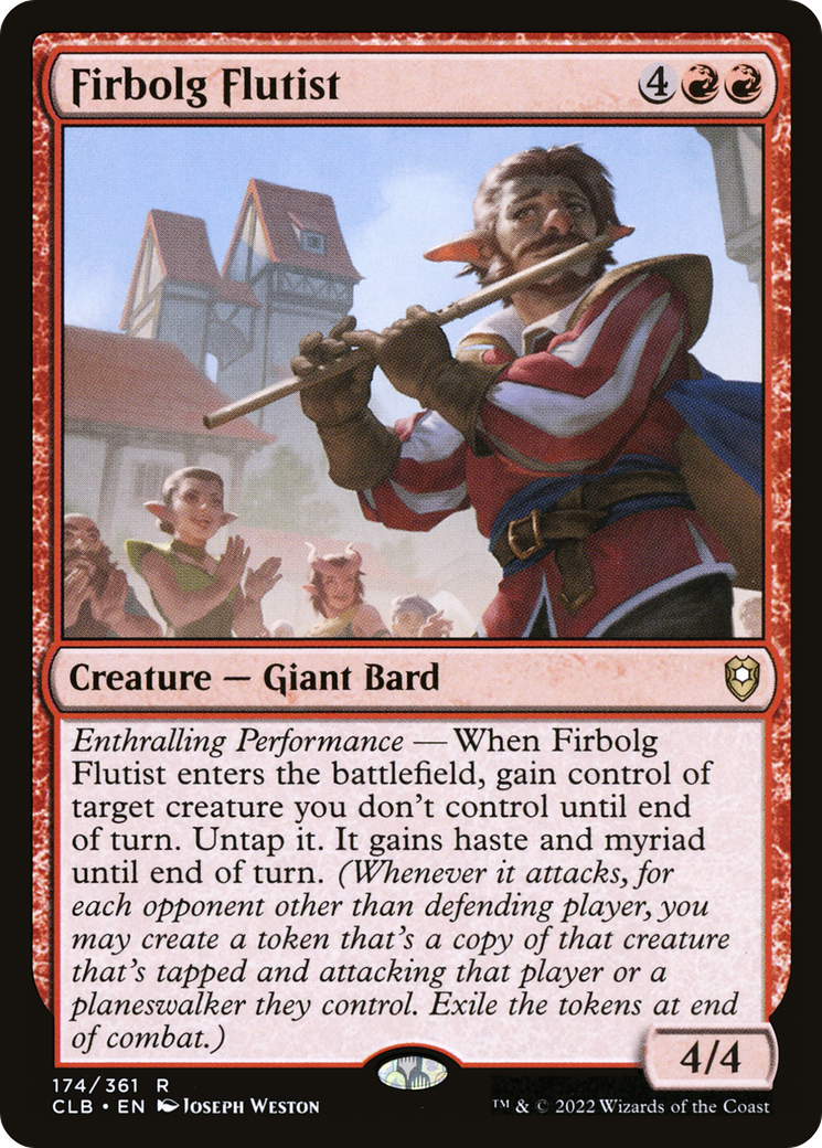 {R} Firbolg Flutist [Commander Legends: Battle for Baldur's Gate][CLB 174]
