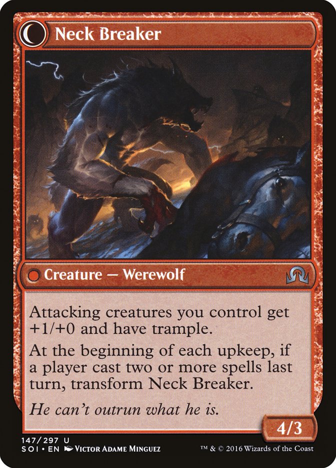 {C} Breakneck Rider // Neck Breaker [Shadows over Innistrad][SOI 147]