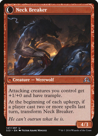 {C} Breakneck Rider // Neck Breaker [Shadows over Innistrad][SOI 147]