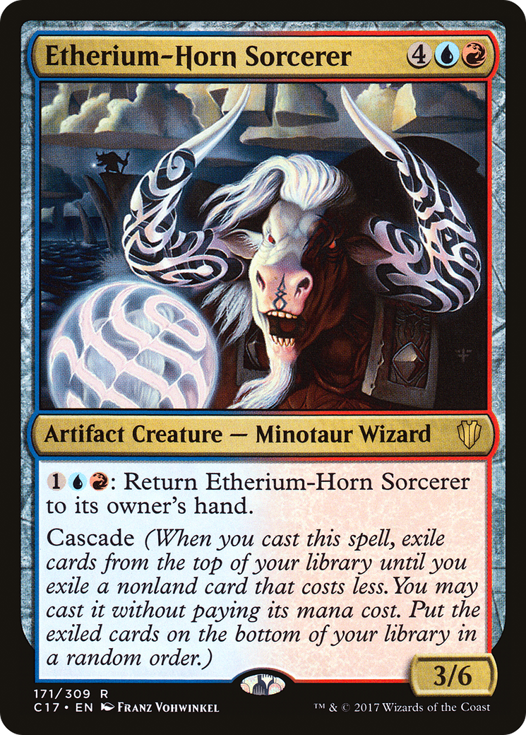 {R} Etherium-Horn Sorcerer [Commander 2017][C17 171]