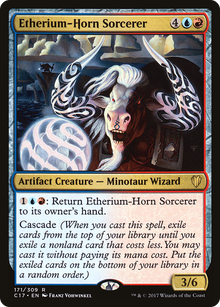 {R} Etherium-Horn Sorcerer [Commander 2017][C17 171]