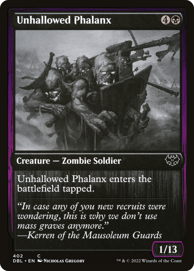 {C} Unhallowed Phalanx [Innistrad: Double Feature][DBL 402]