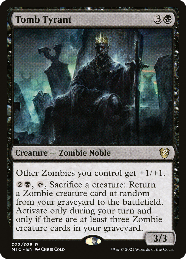 {R} Tomb Tyrant [Innistrad: Midnight Hunt Commander][MIC 023]