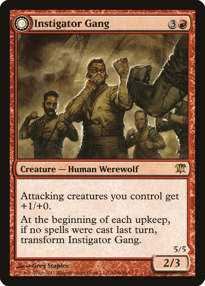 {R} Instigator Gang // Wildblood Pack [Innistrad][ISD 149]