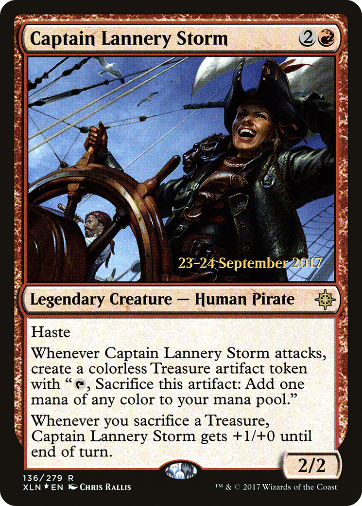 {R} Captain Lannery Storm [Ixalan Prerelease Promos][PR XLN 136] - Misty Mountain Games