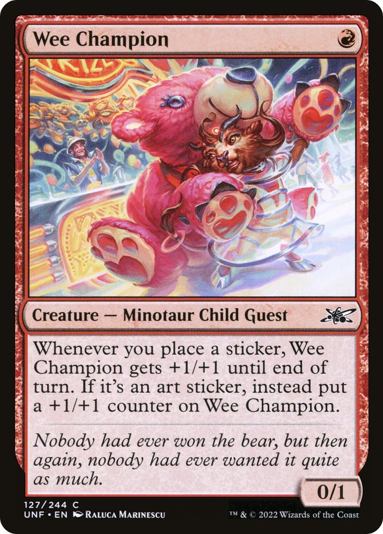 {C} Wee Champion [Unfinity][UNF 127]