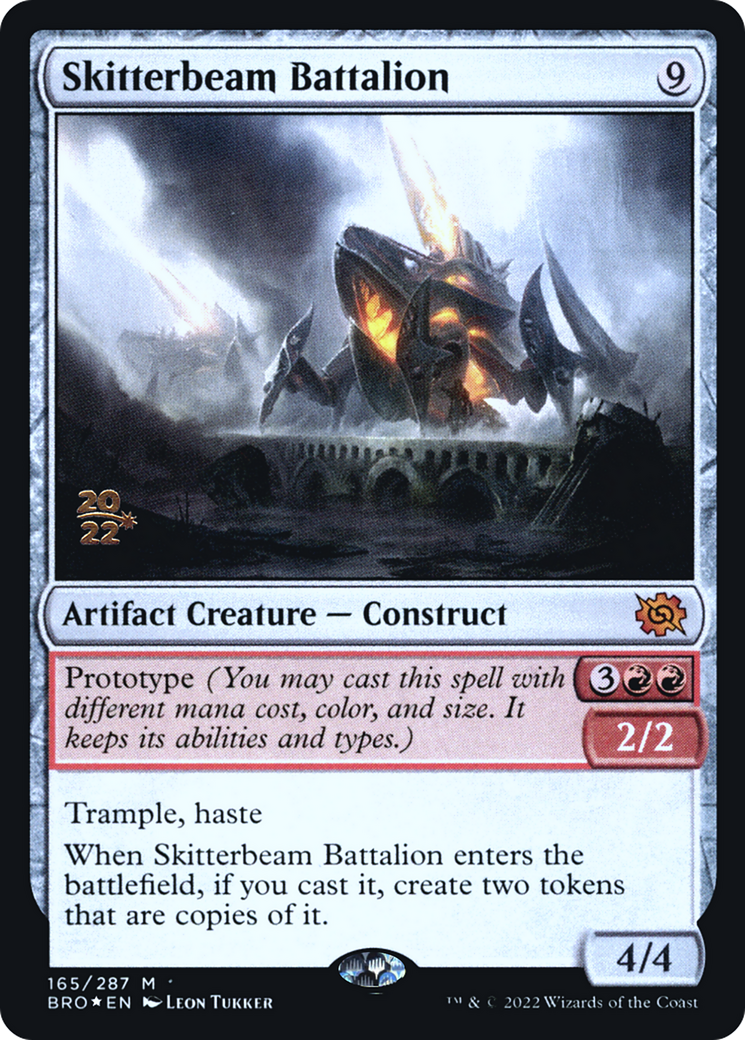 {R} Skitterbeam Battalion [The Brothers' War: Prerelease Promos][PR BRO 165]