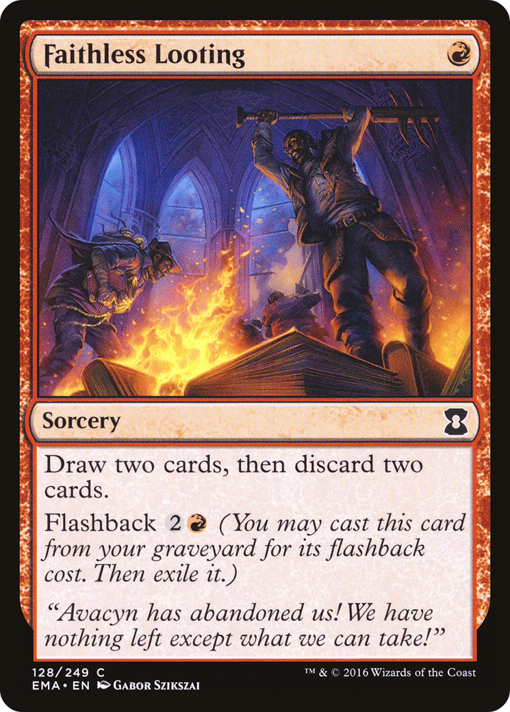 {C} Faithless Looting [Eternal Masters][EMA 128]