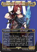 {R} G'raha Tia, Scion Reborn (Borderless) (Surge Foil) [FINAL FANTASY Commander][FIC 211]