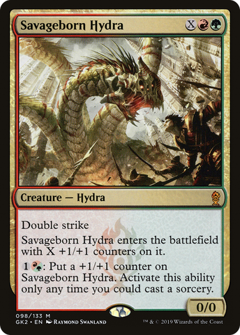 {R} Savageborn Hydra [Ravnica Allegiance Guild Kit][GK2 098]
