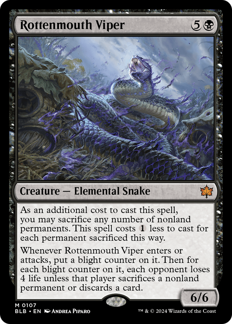 {@R} Rottenmouth Viper [Bloomburrow][BLB 107]