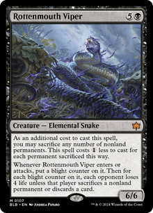 {@R} Rottenmouth Viper [Bloomburrow][BLB 107]
