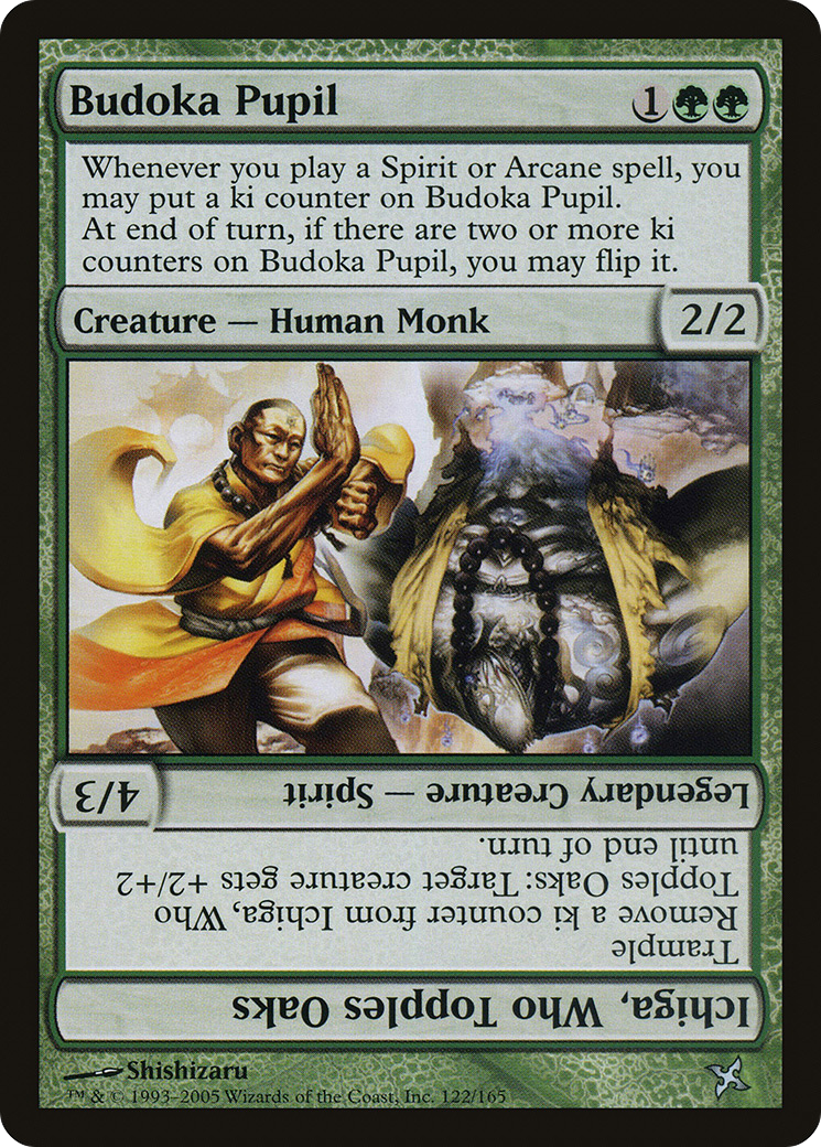{C} Budoka Pupil // Ichiga, Who Topples Oaks [Betrayers of Kamigawa][BOK 122]