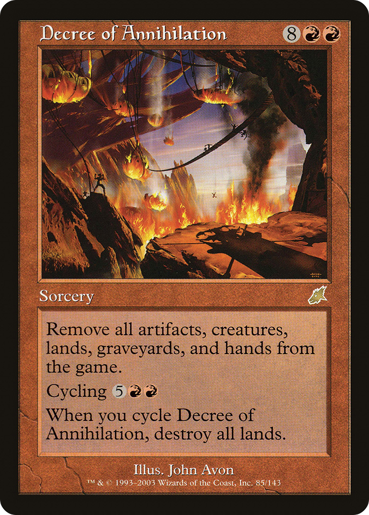 {R} Decree of Annihilation [Scourge][SCG 085] - Misty Mountain Games