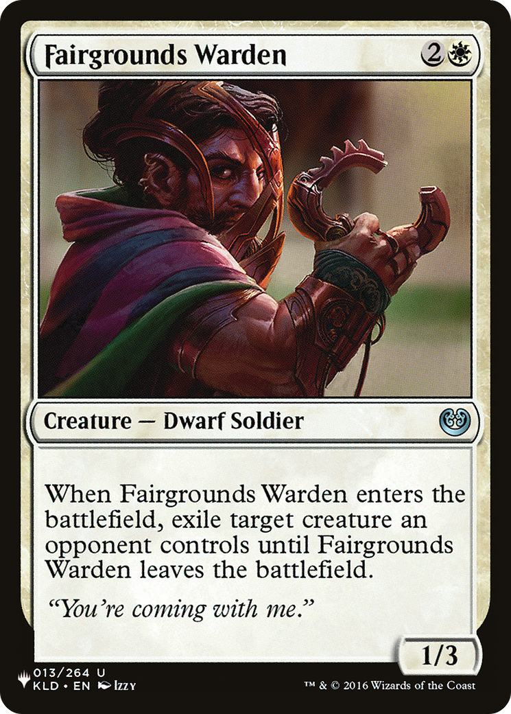 Fairgrounds Warden [LIST KLD-13]