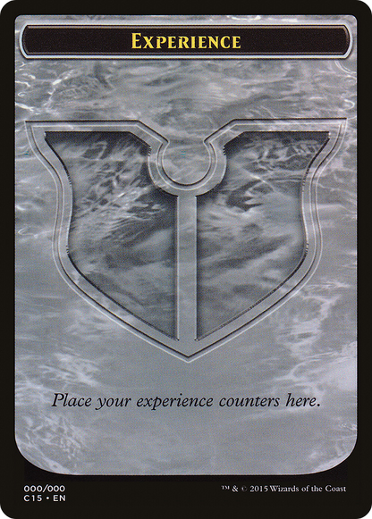 {T} Experience // Experience Double-Sided Token [Commander 2015 Tokens][TC15 000]