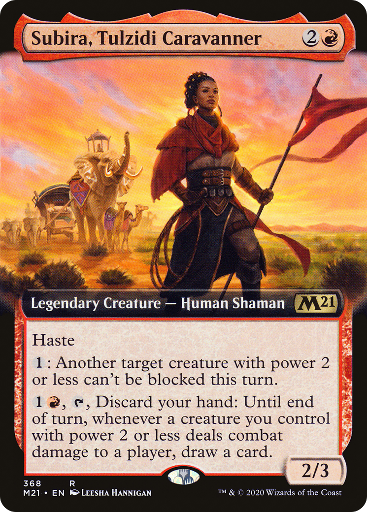 {R} Subira, Tulzidi Caravanner (Extended Art) [Core Set 2021][M21 368]