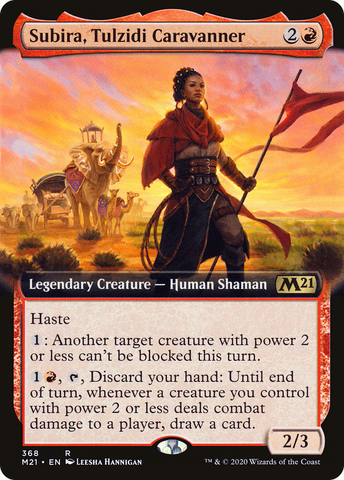 {R} Subira, Tulzidi Caravanner (Extended Art) [Core Set 2021][M21 368]