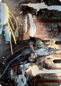 {A} Narfi, Betrayer King Art Card (Gold-Stamped Signature) [Kaldheim Art Series][GS AKHM 062]