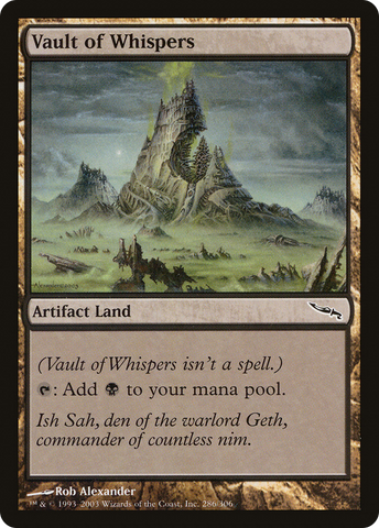 {C} Vault of Whispers [Mirrodin][MRD 286]