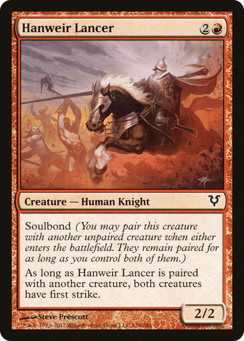 {C} Hanweir Lancer [Avacyn Restored][AVR 138]