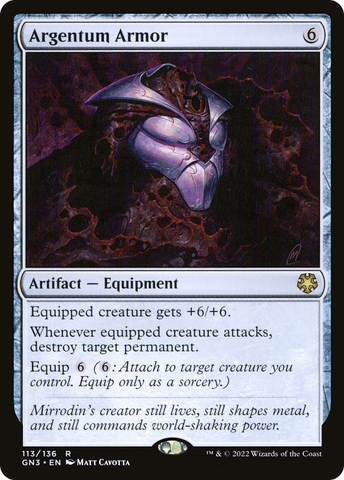 {R} Argentum Armor [Game Night 2022][GN3 113]