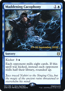 {R} Maddening Cacophony [Zendikar Rising Prerelease Promos][PR ZNR 067]