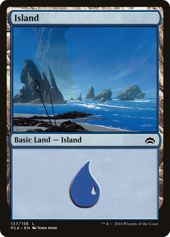 {B}[PCA 137] Island (137) [Planechase Anthology]