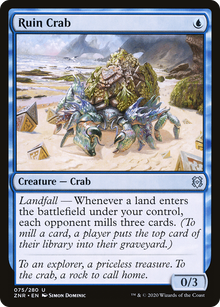 {C} Ruin Crab [Zendikar Rising][ZNR 075]