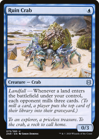 {C} Ruin Crab [Zendikar Rising][ZNR 075]