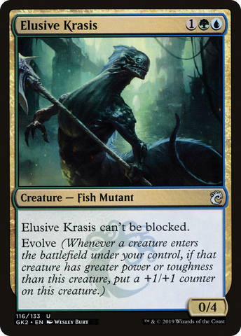 {C} Elusive Krasis [Ravnica Allegiance Guild Kit][GK2 116]