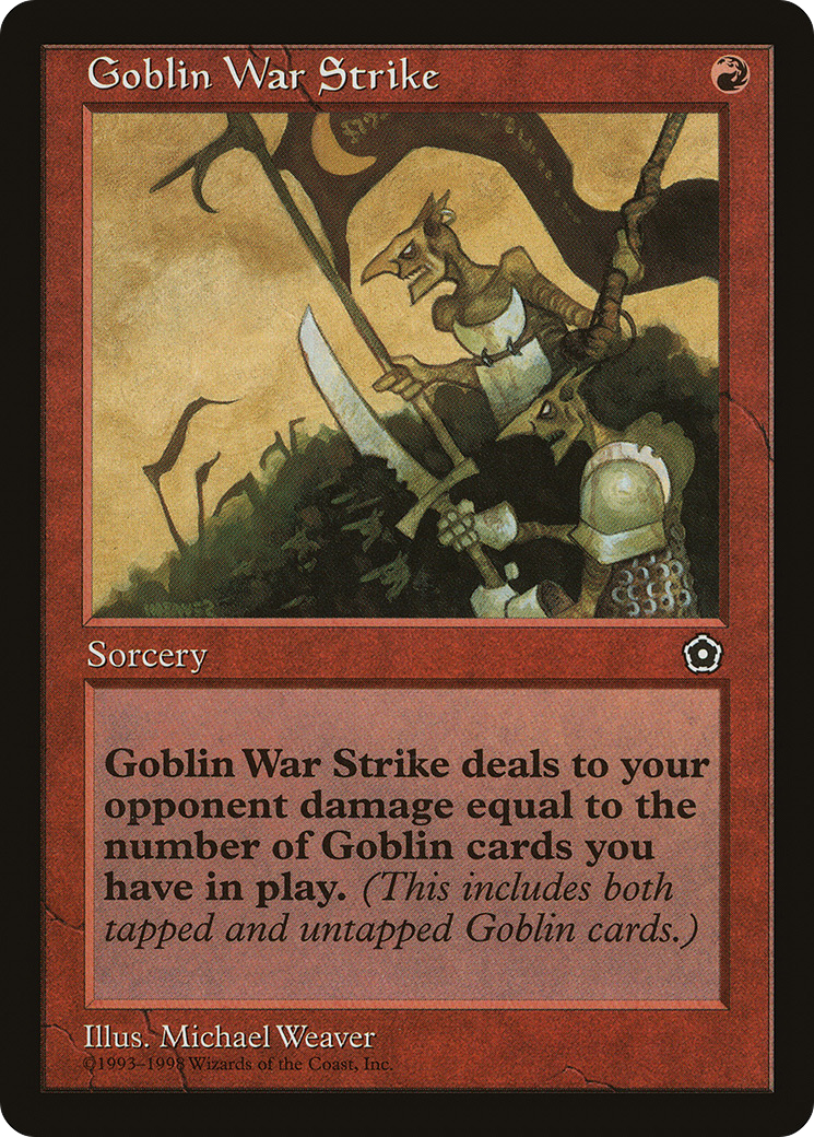 {C} Goblin War Strike [Portal Second Age][PO2 105] - Misty Mountain Games
