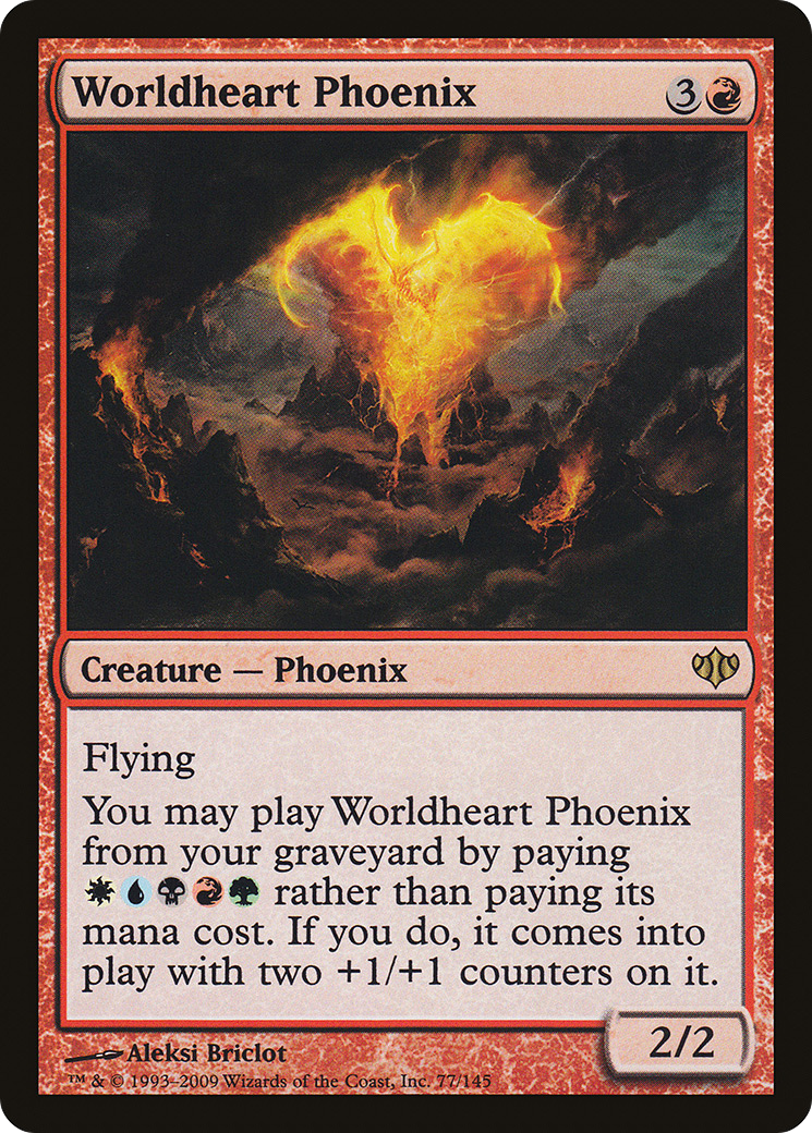 {R} Worldheart Phoenix [Conflux][CON 077] - Misty Mountain Games