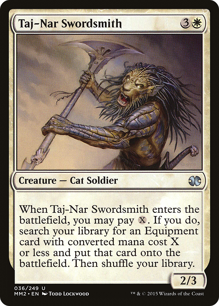 {C} Taj-Nar Swordsmith [Modern Masters 2015][MM2 036]