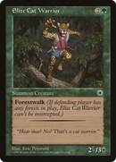 {C} Elite Cat Warrior (With Flavor Text) [Portal][POR 163]