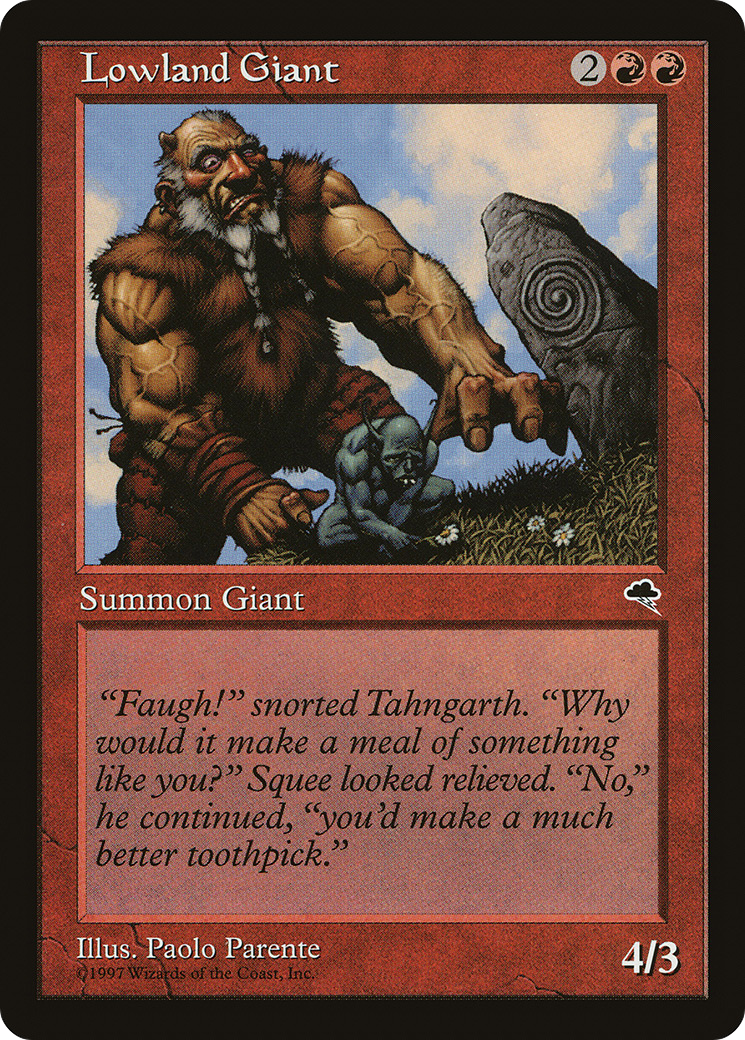 {C} Lowland Giant [Tempest][TMP 187]