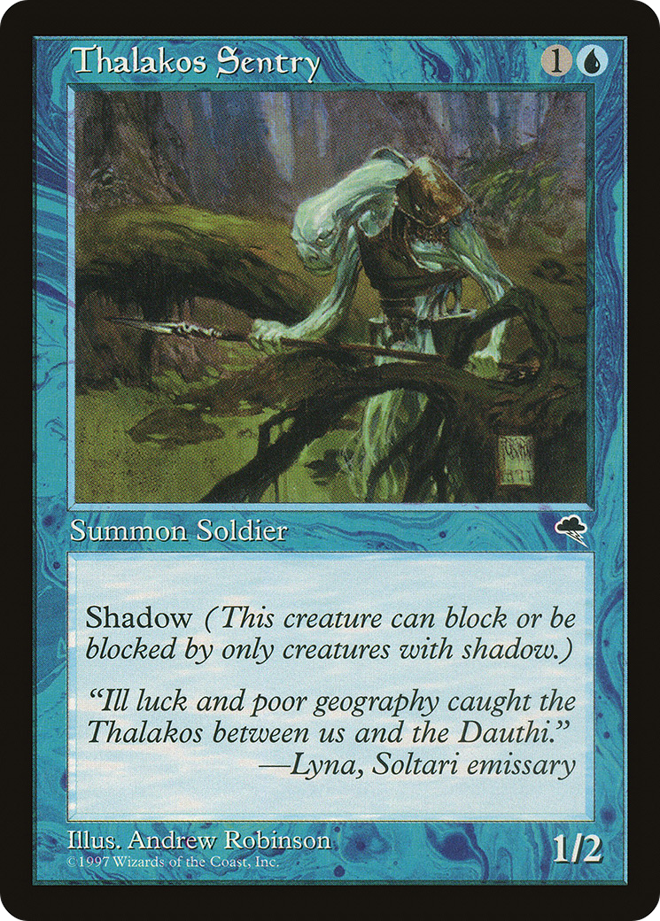 {C} Thalakos Sentry [Tempest][TMP 095]
