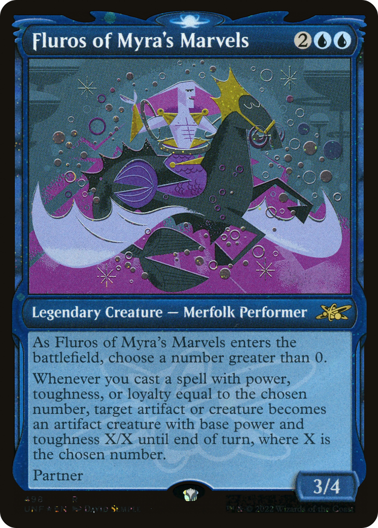 {R} Fluros of Myra's Marvels (Showcase) (Galaxy Foil) [Unfinity][UNF 498]