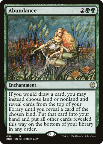 {R} Abundance [Zendikar Rising Commander][ZNC 058]