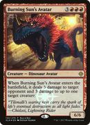 {R} Burning Sun's Avatar (Buy-A-Box) [Ixalan Promos][PA XLN 135]