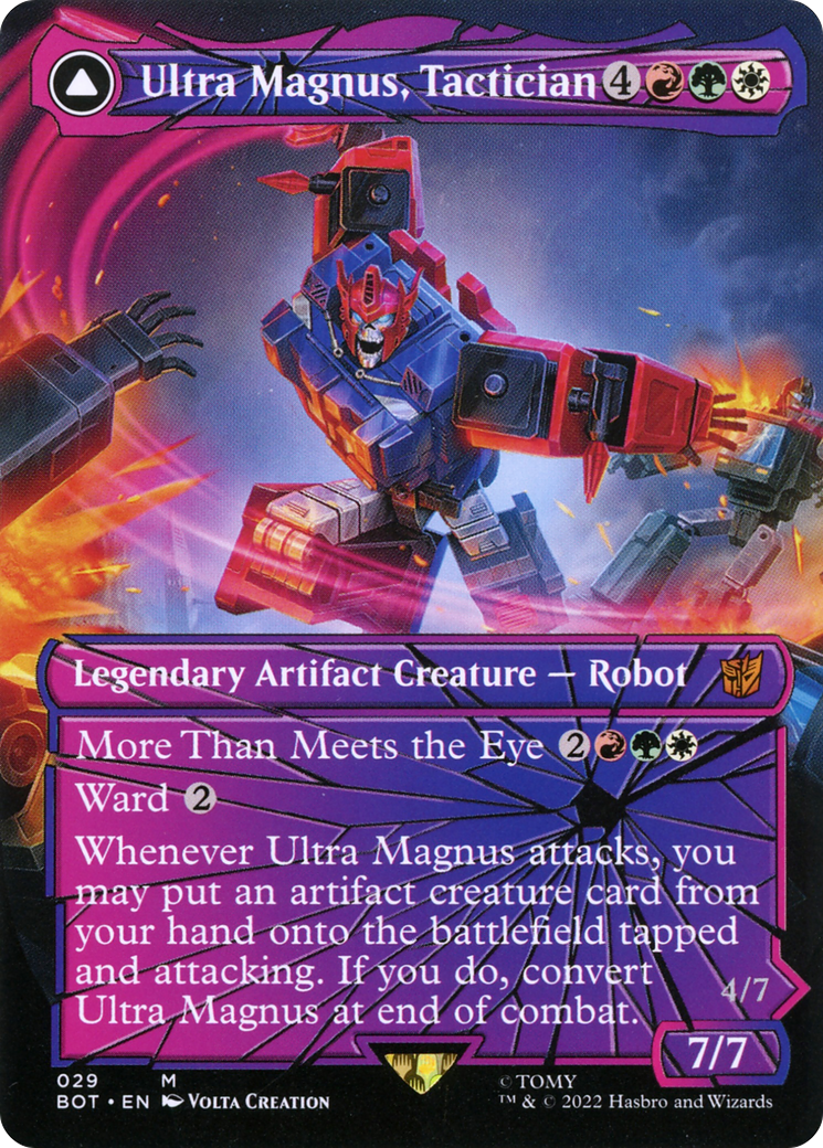 {R} Ultra Magnus, Tactician // Ultra Magnus, Armored Carrier (Shattered Glass) [Transformers][BOT 029]