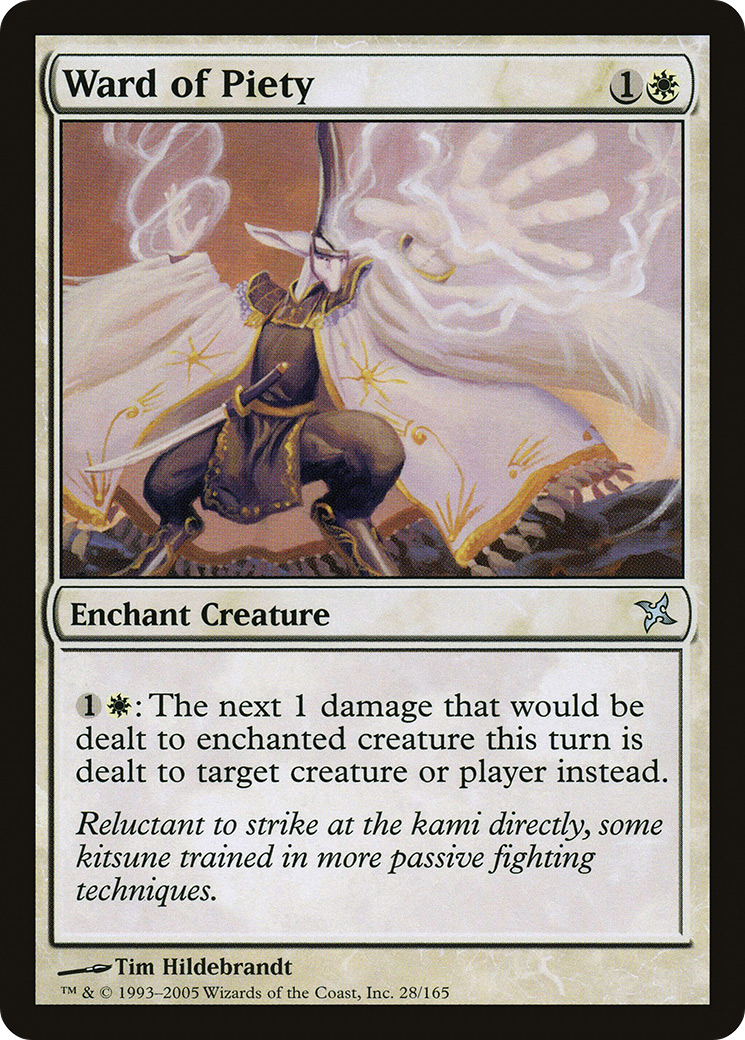 {C} Ward of Piety [Betrayers of Kamigawa][BOK 028]