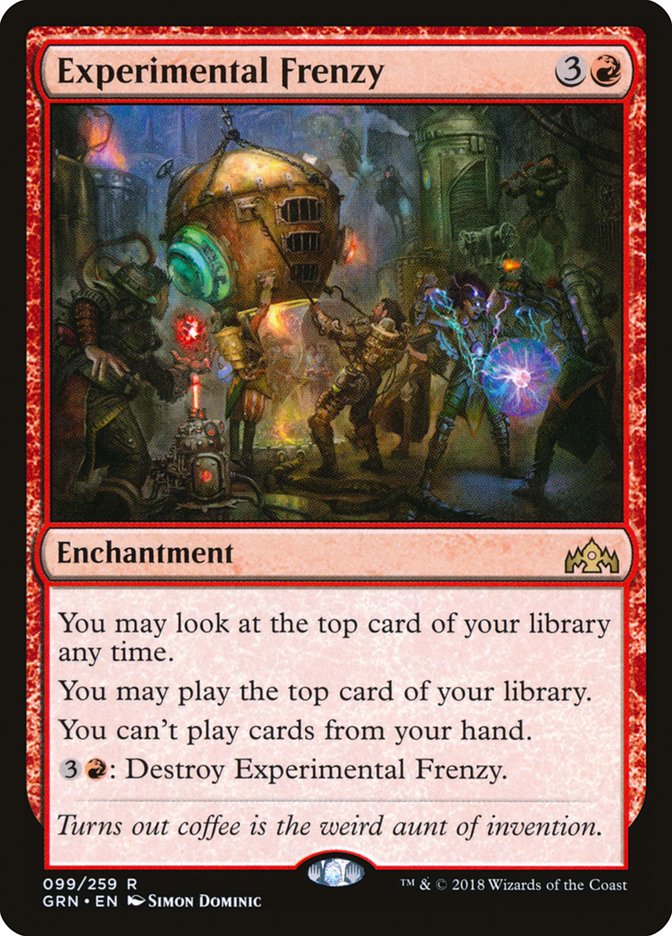 {R} Experimental Frenzy [Guilds of Ravnica][GRN 099]